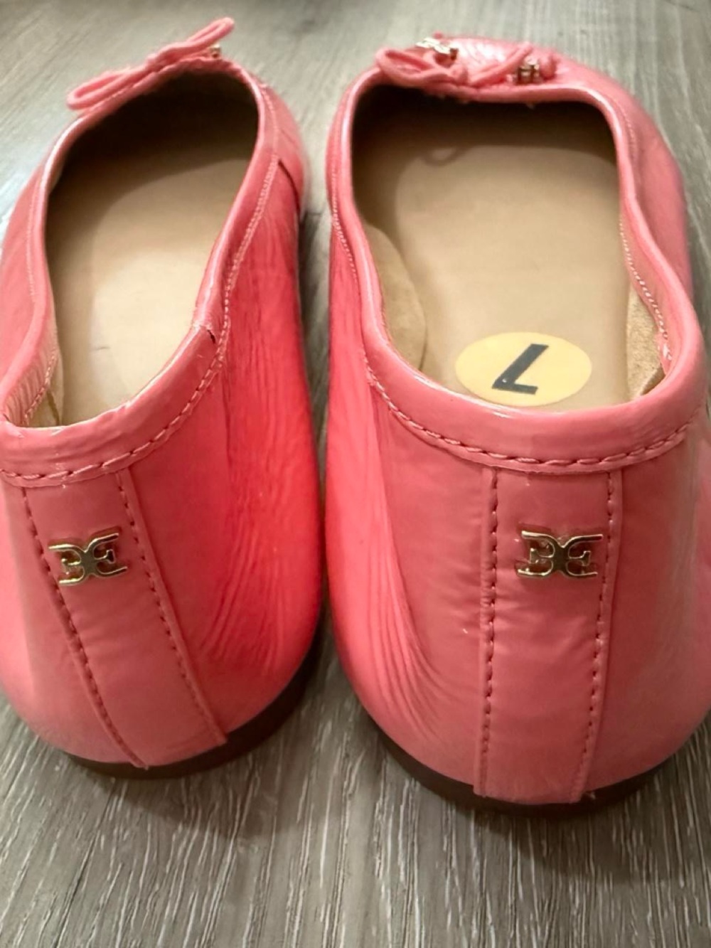 Sam Edelman pink ballet flats with bow detail, size US 7 - Picture 6 of 6